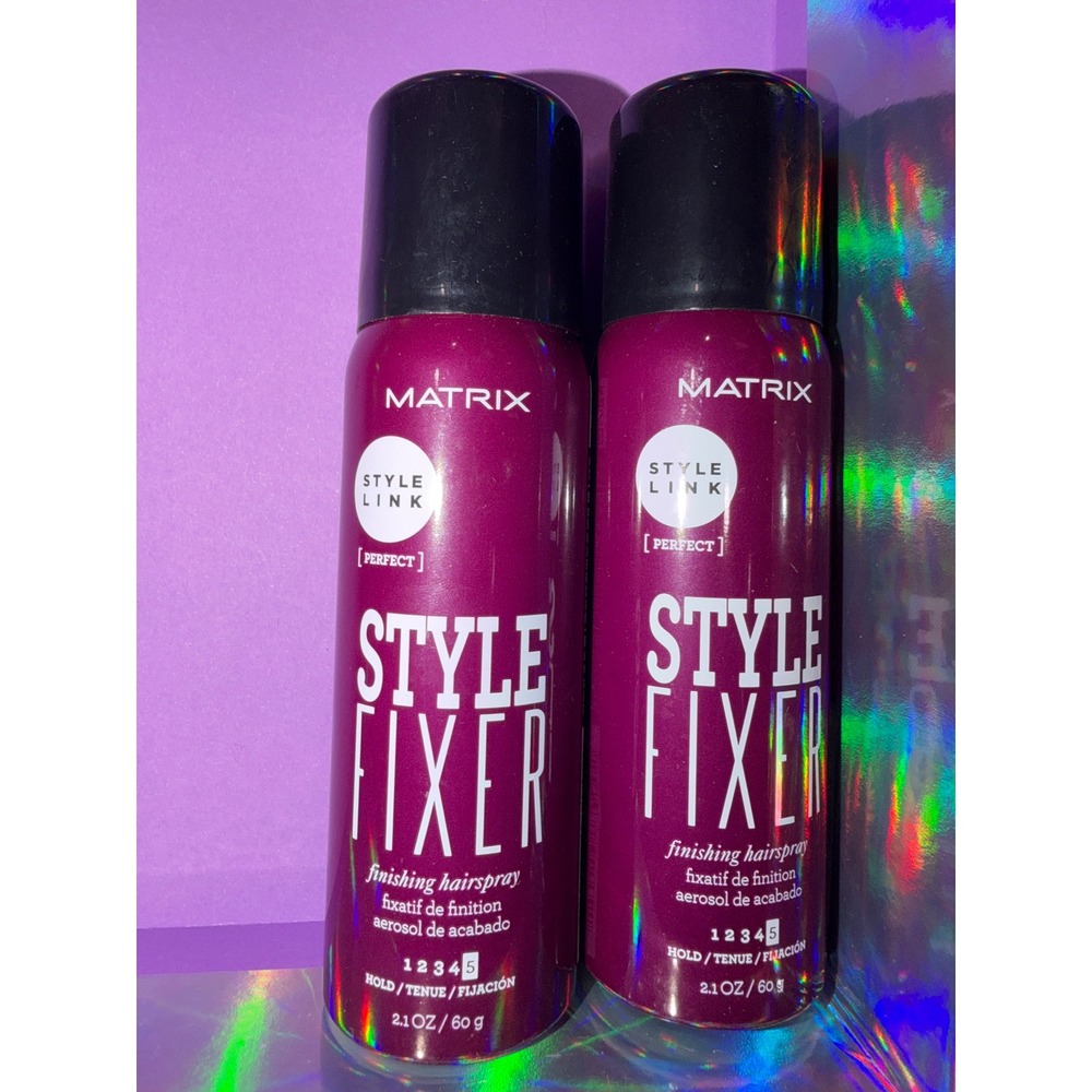 Matrix Style Fixer Finishing Hairspray hair care Level 5 Hold Travel Set of 2